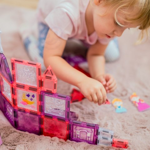 WOOPIE Klocki Magnetyczne Zestaw Zamek Księżniczki 50 el.