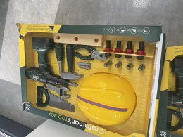 Zestaw Małego Majsterkowicza, Narzędzia, Wkrętarka + Akcesoria Przecena 1