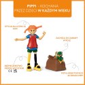 Figurka Pippi Langstrumpf zestaw do zabawy małpa walizka zabawka dla dzieci