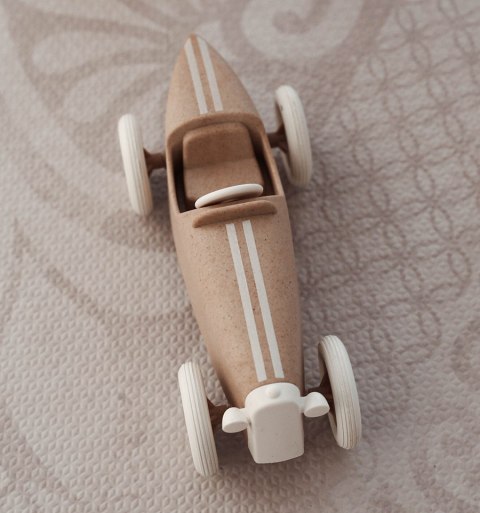 Bolid Grand Prix beżowy samochód wyścigowy autko zabawka dla dzieci ooh noo