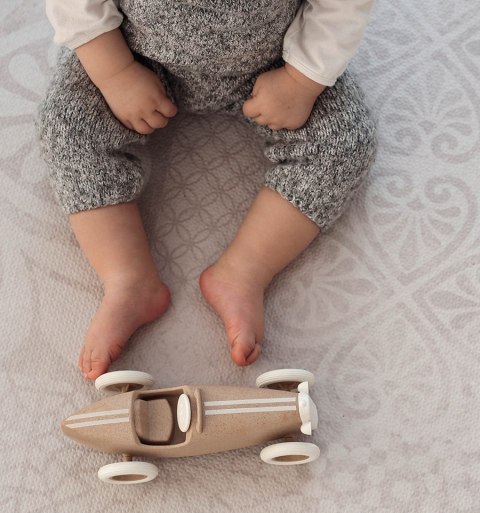 Bolid Grand Prix beżowy samochód wyścigowy autko zabawka dla dzieci ooh noo