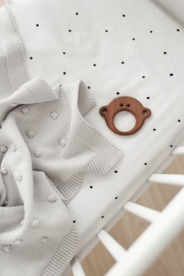 Drewniany gryzaczek Małpka zabawka dla małych dzieci ząbkowanie ooh noo