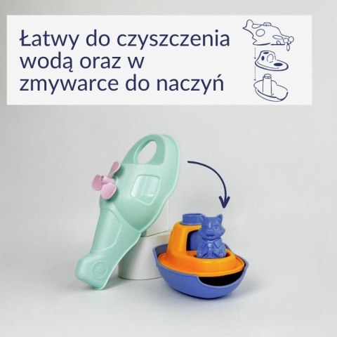Helikopter 2w1 miętowy zabawka do piasku i wody dla dzieci samolot Simple.