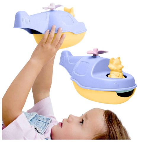 Helikopter 2w1 niebieski zabawka do piasku wody dla dzieci samolot Simple.