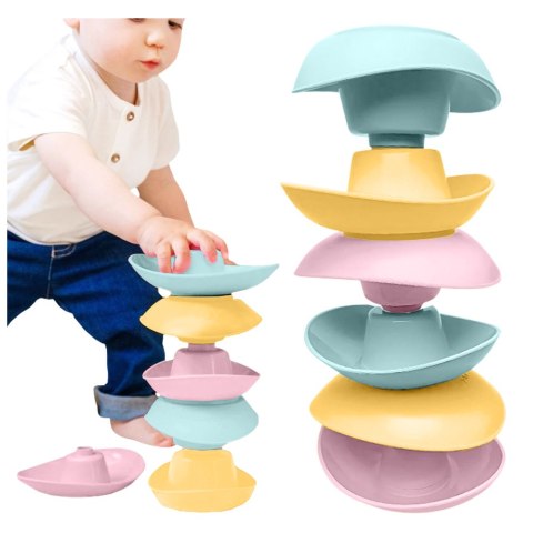 Łódki zestaw edukacyjna zabawka do piasku i wody dla dzieci statek Simple.