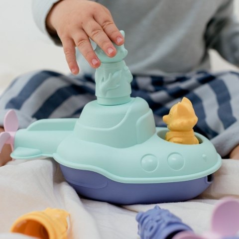 Łódź podwodna 2w1 miętowa zabawka do piasku wody dla dzieci statek Simple.