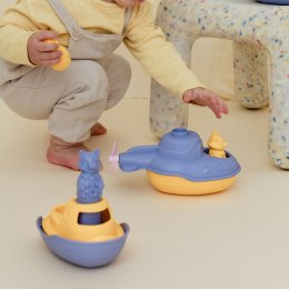 Łódź podwodna 2w1 niebieska zabawka do piasku i wody statek dzieci Simple.