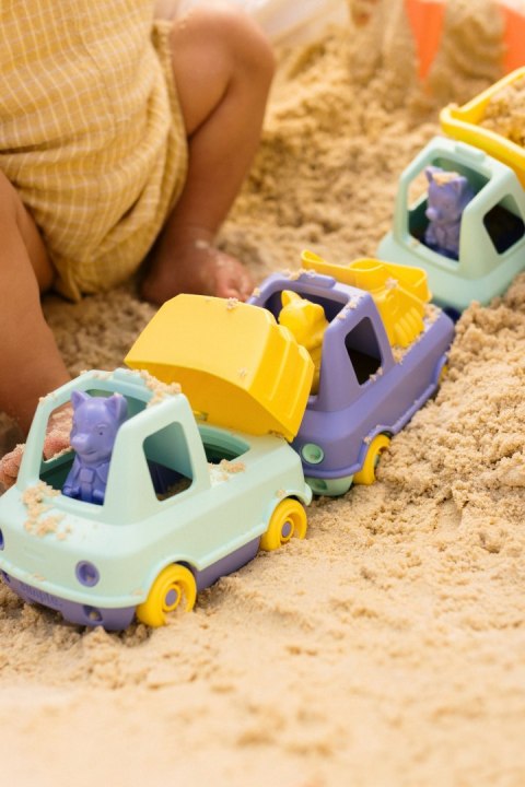 Śmieciarka miętowa zabawka do piasku wody dla dzieci auto samochód Simple.