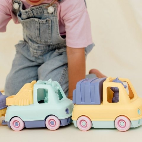 Śmieciarka miętowa zabawka do piasku wody dla dzieci auto samochód Simple.