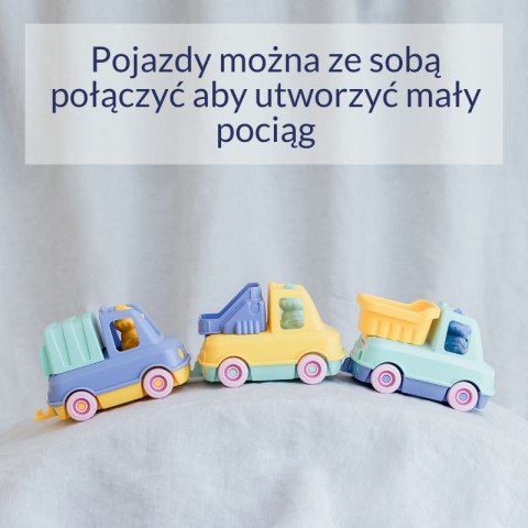 Śmieciarka miętowa zabawka do piasku wody dla dzieci auto samochód Simple.