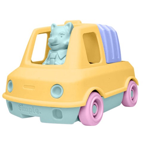 Śmieciarka pomarańczowa zabawka do piasku wody dla dzieci samochód Simple.