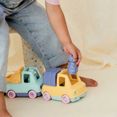 Śmieciarka pomarańczowa zabawka do piasku wody dla dzieci samochód Simple.