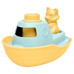 Statek 2 w 1 pomarańczowy zabawka do piasku i wody dla dzieci łódka Simple.