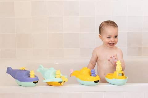 Statek 2w1 miętowy zabawka do piasku i wody dla dzieci łódka pojazd Simple.