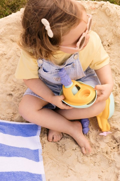 Statek 2w1 niebieski zabawka do piasku wody dla dzieci łódź pojazd Simple.