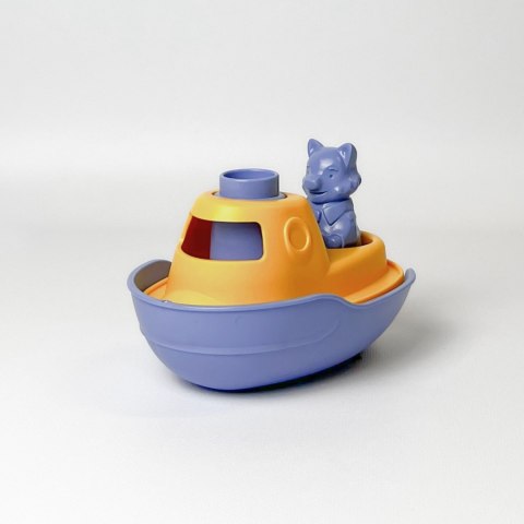 Statek 2w1 niebieski zabawka do piasku wody dla dzieci łódź pojazd Simple.