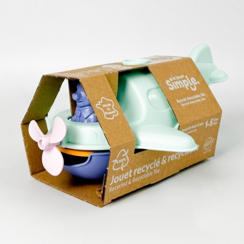 Wodolot 2 w 1 miętowy zabawka do piasku i wody dla dzieci statek Simple.