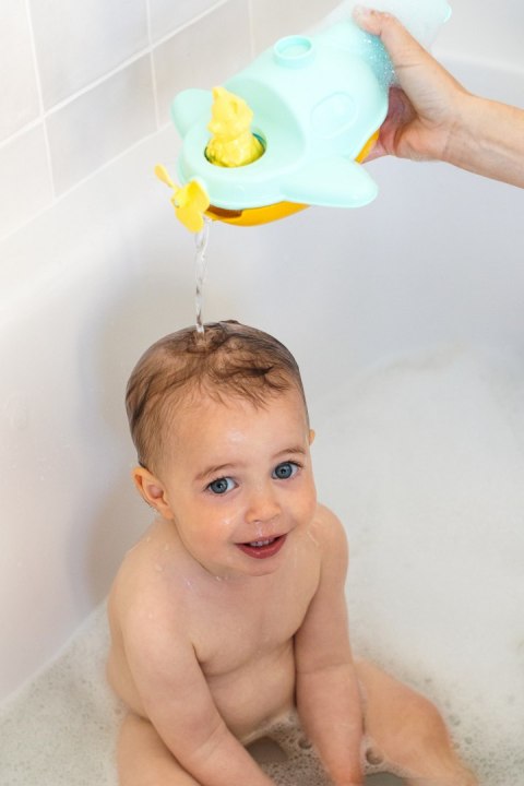 Wodolot 2 w 1 pomarańczowy zabawka do piasku i wody dzieci statek Simple.