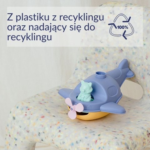 Wodolot 2w1 niebieski zabawka do piasku i wody dla dzieci statek Simple.