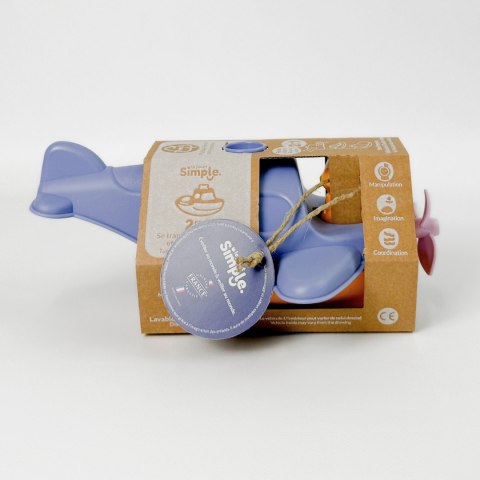 Wodolot 2w1 niebieski zabawka do piasku i wody dla dzieci statek Simple.