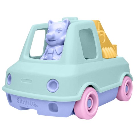 Wóz strażacki miętowy zabawka do piasku i wody dla dzieci samochód Simple.