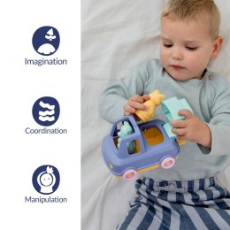 Wóz strażacki niebieski zabawka do piasku wody dla dzieci samochód Simple.