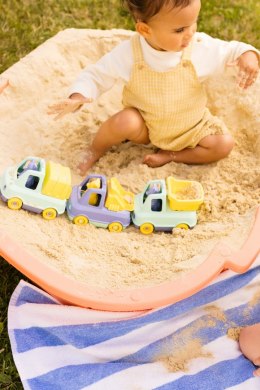 Wóz strażacki pomarańczowy zabawka do piasku i wody dla dzieci auto Simple.