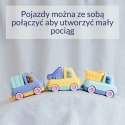 Wóz strażacki pomarańczowy zabawka do piasku i wody dla dzieci auto Simple.