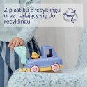 Wóz strażacki pomarańczowy zabawka do piasku i wody dla dzieci auto Simple.
