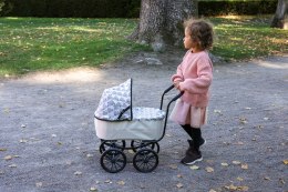 Wózek dla lalek w stylu retro, gondola, zabawa z lalkami, zabawka, Skrallan