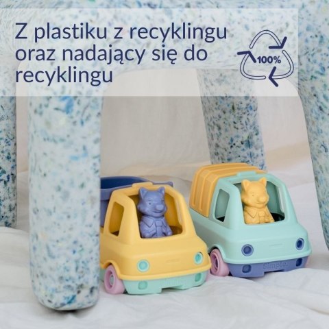 Wywrotka miętowa zabawka do piasku i wody dla dzieci samochód auto Simple.