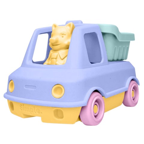 Wywrotka niebieska zabawka do piasku wody dla dzieci samochód auto Simple.