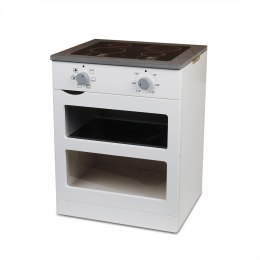 Drewniana kuchenka z piekarnikiem meble dla dzieci wyposażenie zabawa Micki