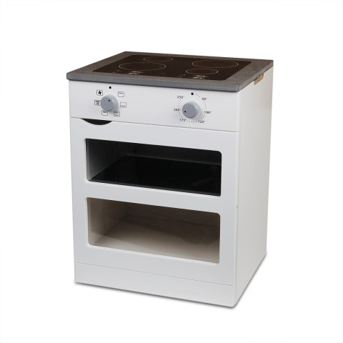 Drewniana kuchenka z piekarnikiem meble dla dzieci wyposażenie zabawa Micki