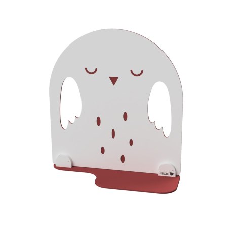 Drewniana tablica edukacyjna czerwona sowa meble dla dzieci zabawka Micki