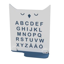 Drewniana tablica edukacyjna niebieska sowa meble dla dzieci zabawka Micki