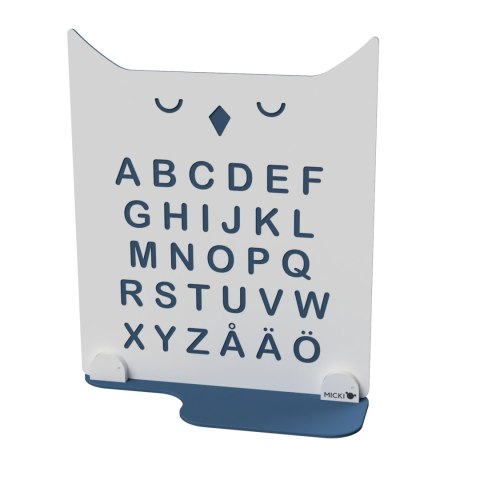 Drewniana tablica edukacyjna niebieska sowa meble dla dzieci zabawka Micki