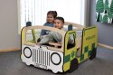 Drewniany ambulans meble dla dzieci wyposażenie auto karetka zabawka Micki