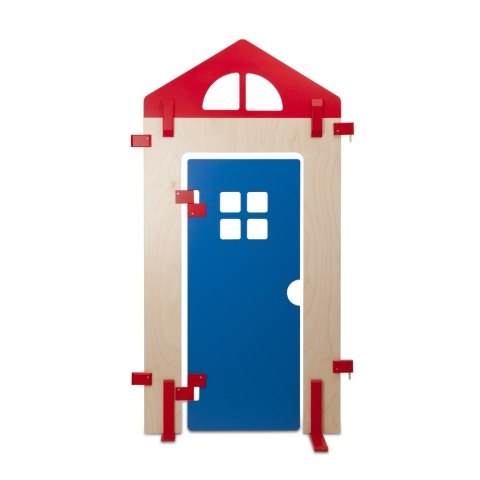 Drewniany panel Miasto drzwi domek dla dzieci zabawka meble dziecięce Micki