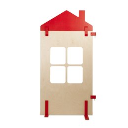 Drewniany panel Miasto duże okno domek dla dzieci zabawka mebelki Micki