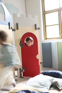 Drewniany panel Miasto teatr domek dla dzieci zabawka mebelki Micki