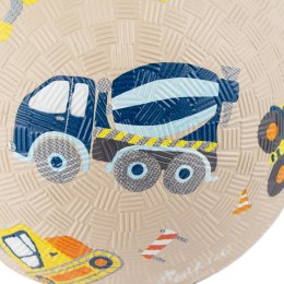 Gumowa piłka do zabawy Samochody 12 cm zabawka rozwojowa dla dzieci sigikid