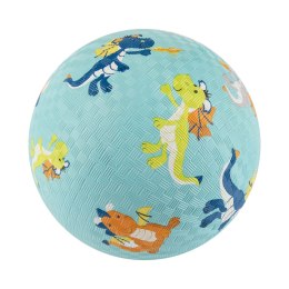 Gumowa piłka do zabawy Smoki 17 cm zabawka rozwojowa dla dzieci sigikid