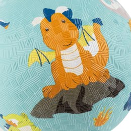 Gumowa piłka do zabawy Smoki 17 cm zabawka rozwojowa dla dzieci sigikid