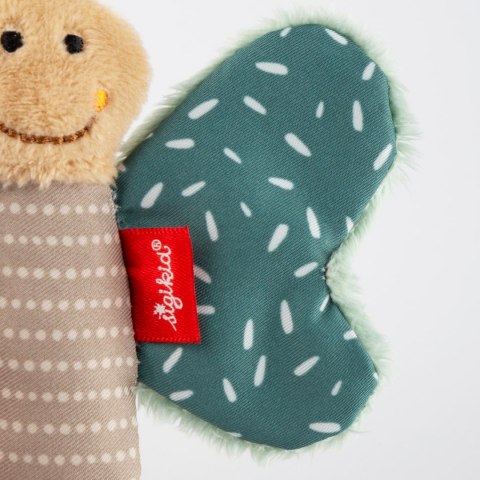 Pierwsza przytulanka Motyl zielony szeleścik dla dzieci maskotka sigikid