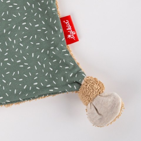 Pierwsza przytulanka komforter Kucyk zielony 26cm maskotka kocyk sigikid