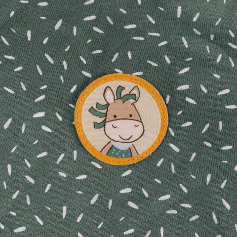 Pierwsza przytulanka komforter Kucyk zielony 26cm maskotka kocyk sigikid