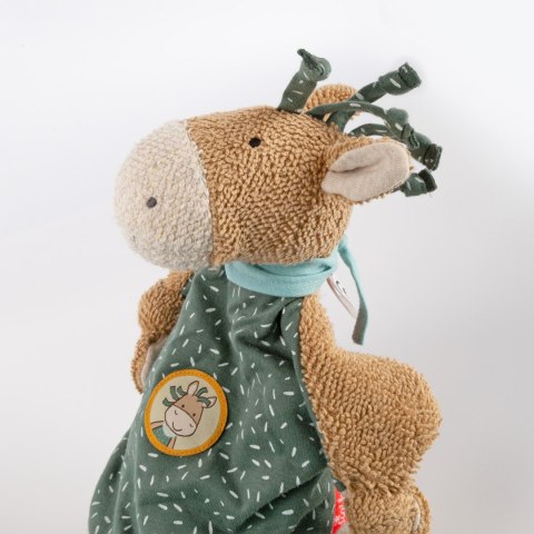 Pierwsza przytulanka komforter Kucyk zielony 26cm maskotka kocyk sigikid