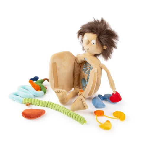 Pluszowa lalka edukacyjna Mały Pacjent Erwin miękka zabawka 44cm sigikid