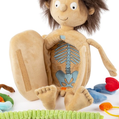 Pluszowa lalka edukacyjna Mały Pacjent Erwin miękka zabawka 44cm sigikid